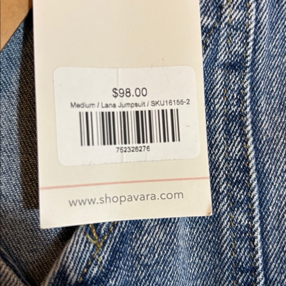 Flying Tomato Women's Denim wide leg Overalls - Picture 8 of 10